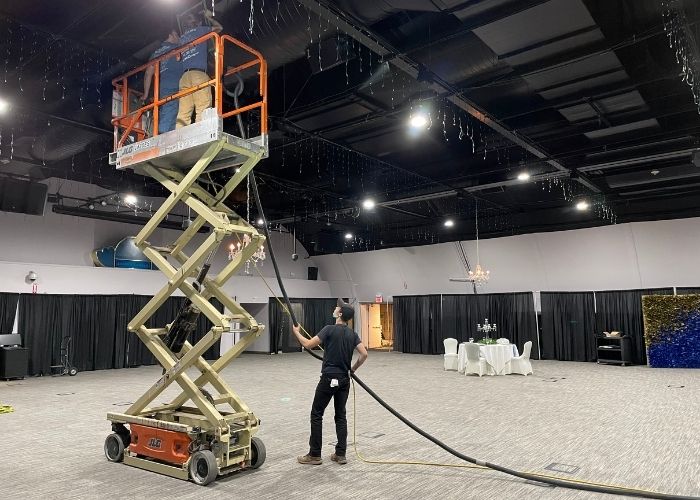 commercial hvac air duct system cleaning