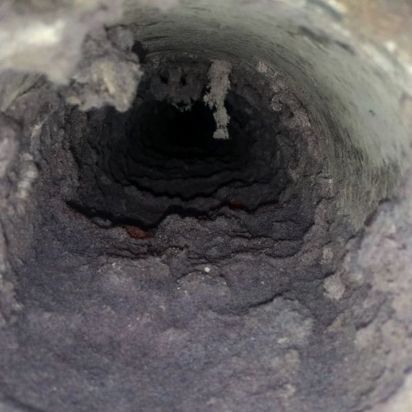 dirty dryer duct