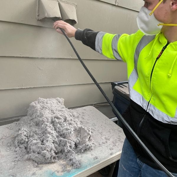 dirty dryer duct